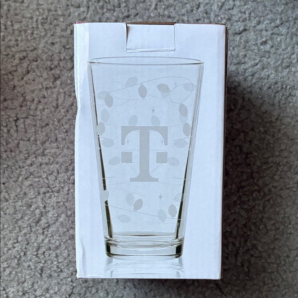 T Mobile Logo Holiday Clear Glass Christmas Lights
